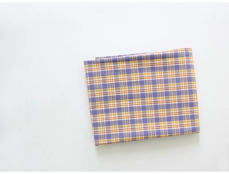 Plaids Cotton Fabric, Yarn Dyed Cotton Fabric, Washing Cotton Fabric - By the Yard 19442-1